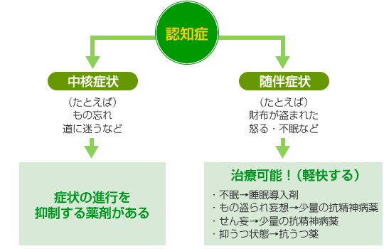 中核症状・随伴症状